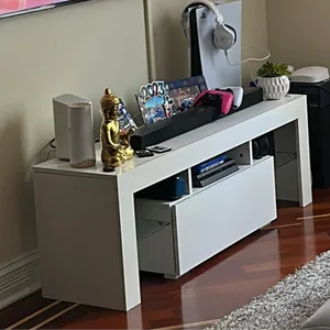 White Modern Entertainment Center