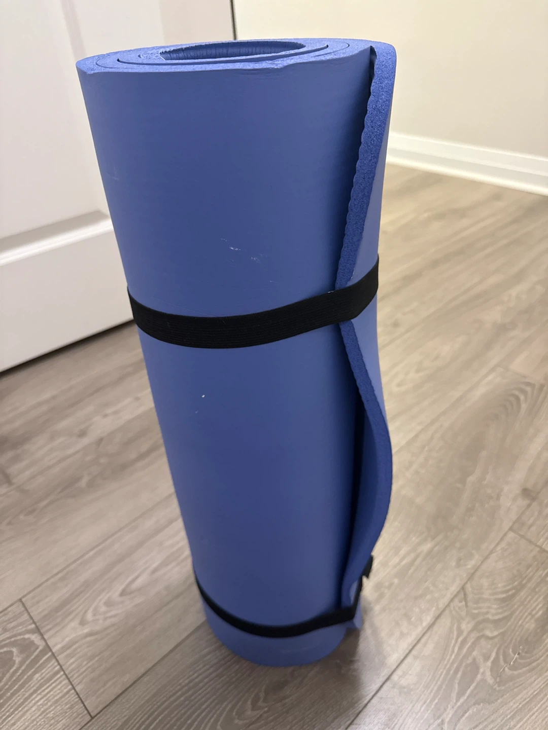 Blue Yoga Mat with Straps - photo 2