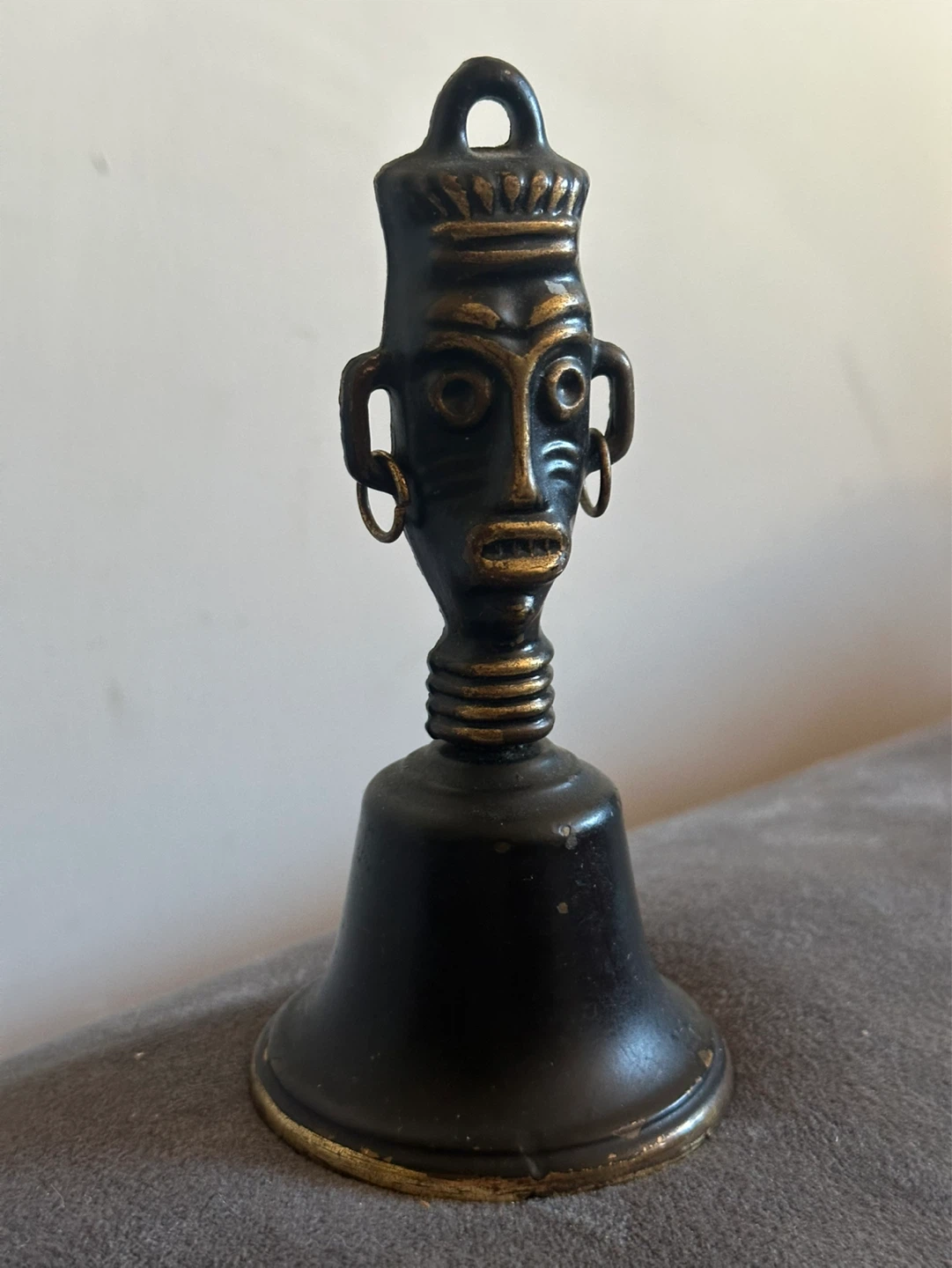 Vintage African brass bell - photo 2
