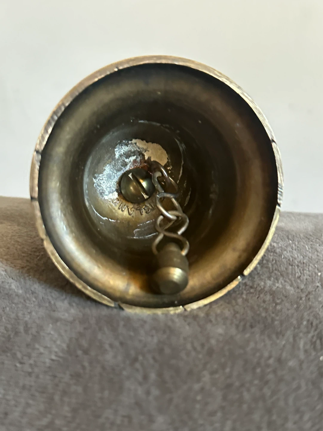 Vintage African brass bell - photo 4
