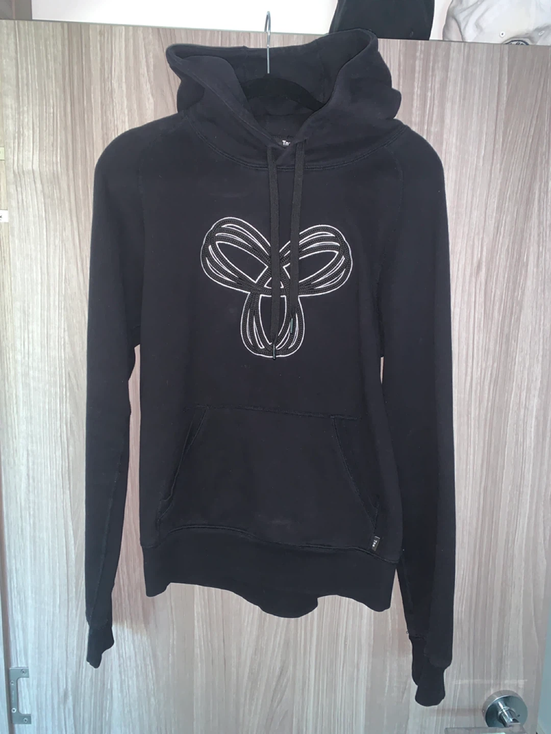 TNA Black Hoodie and/with White stich Logo