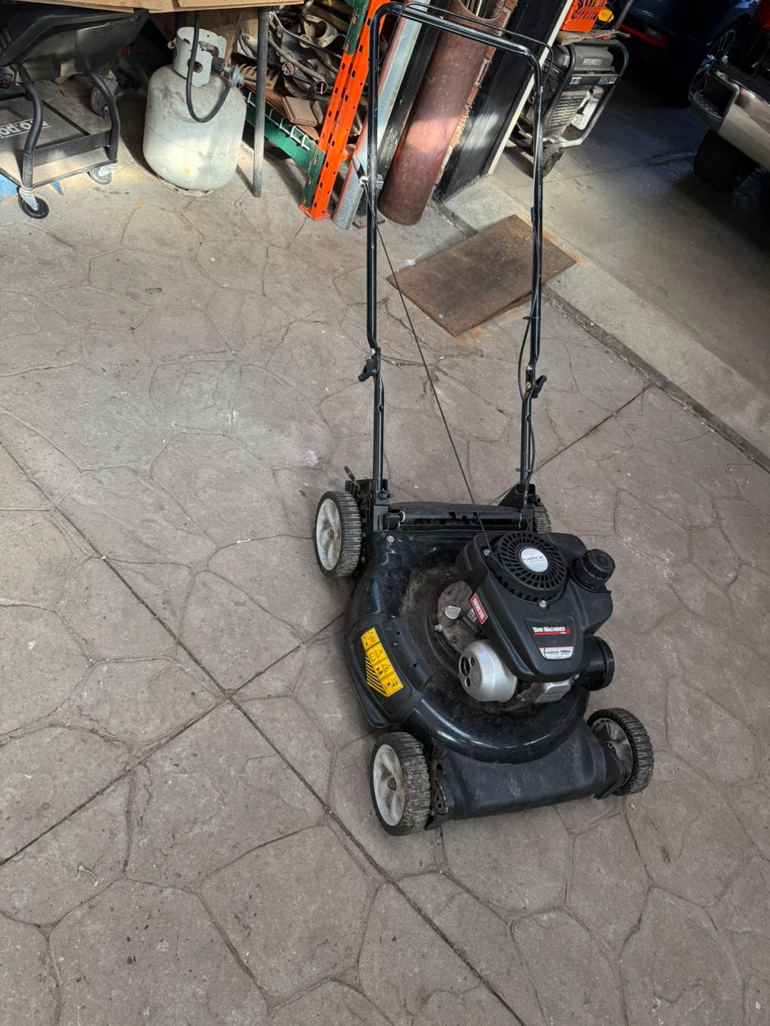 Yard machines lawn mower