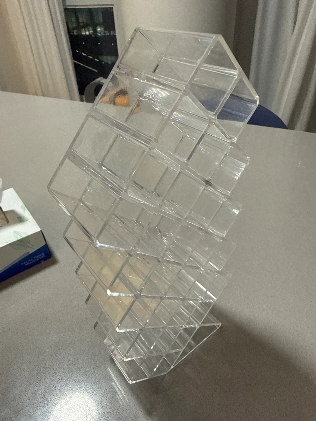 Clear Acrylic Makeup Organizer Stand - photo 3