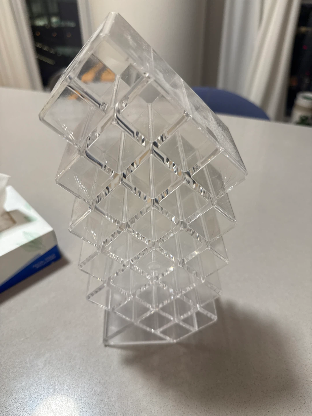 Clear Acrylic Makeup Organizer Stand - photo 4