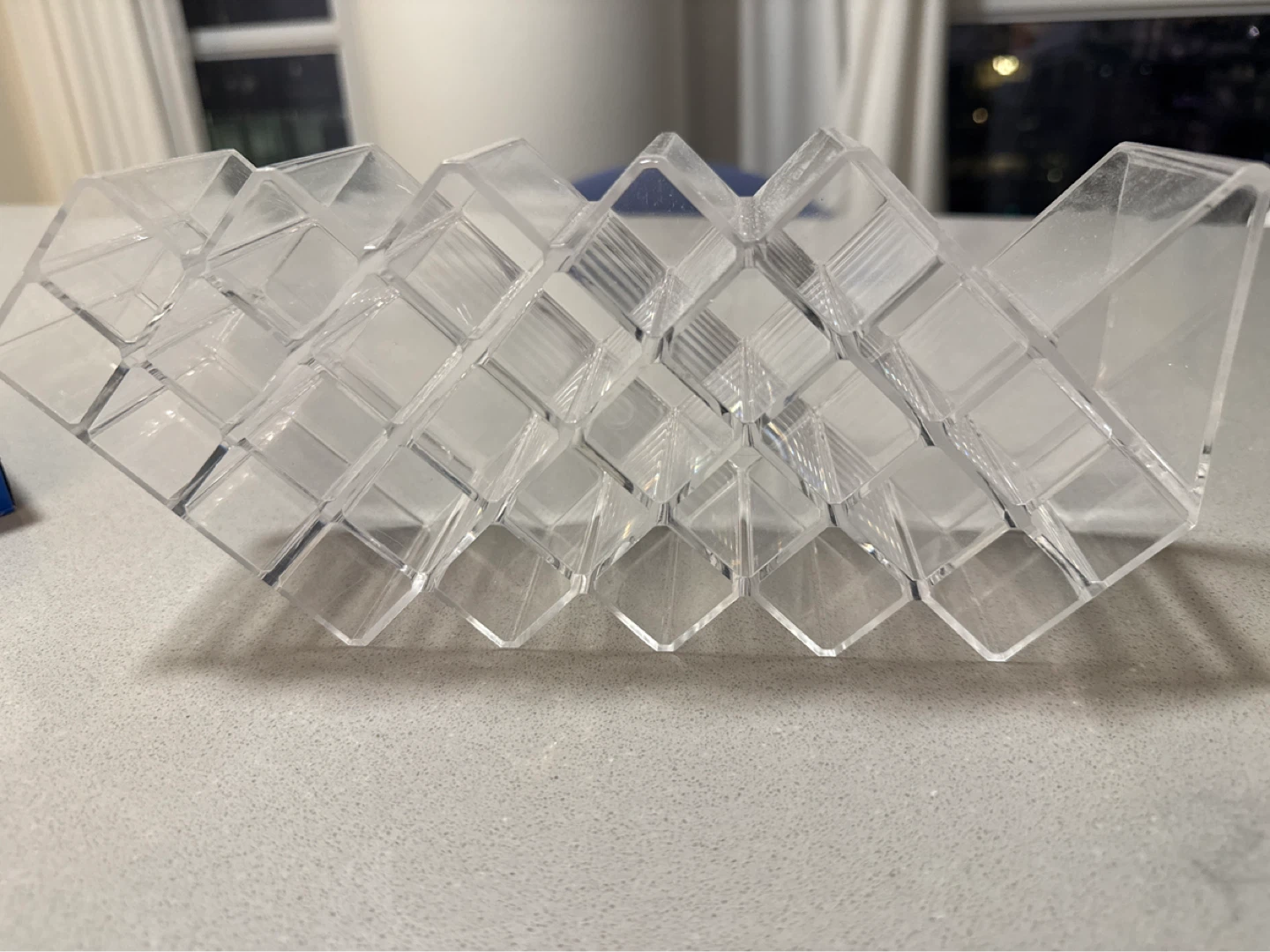 Clear Acrylic Makeup Organizer Stand