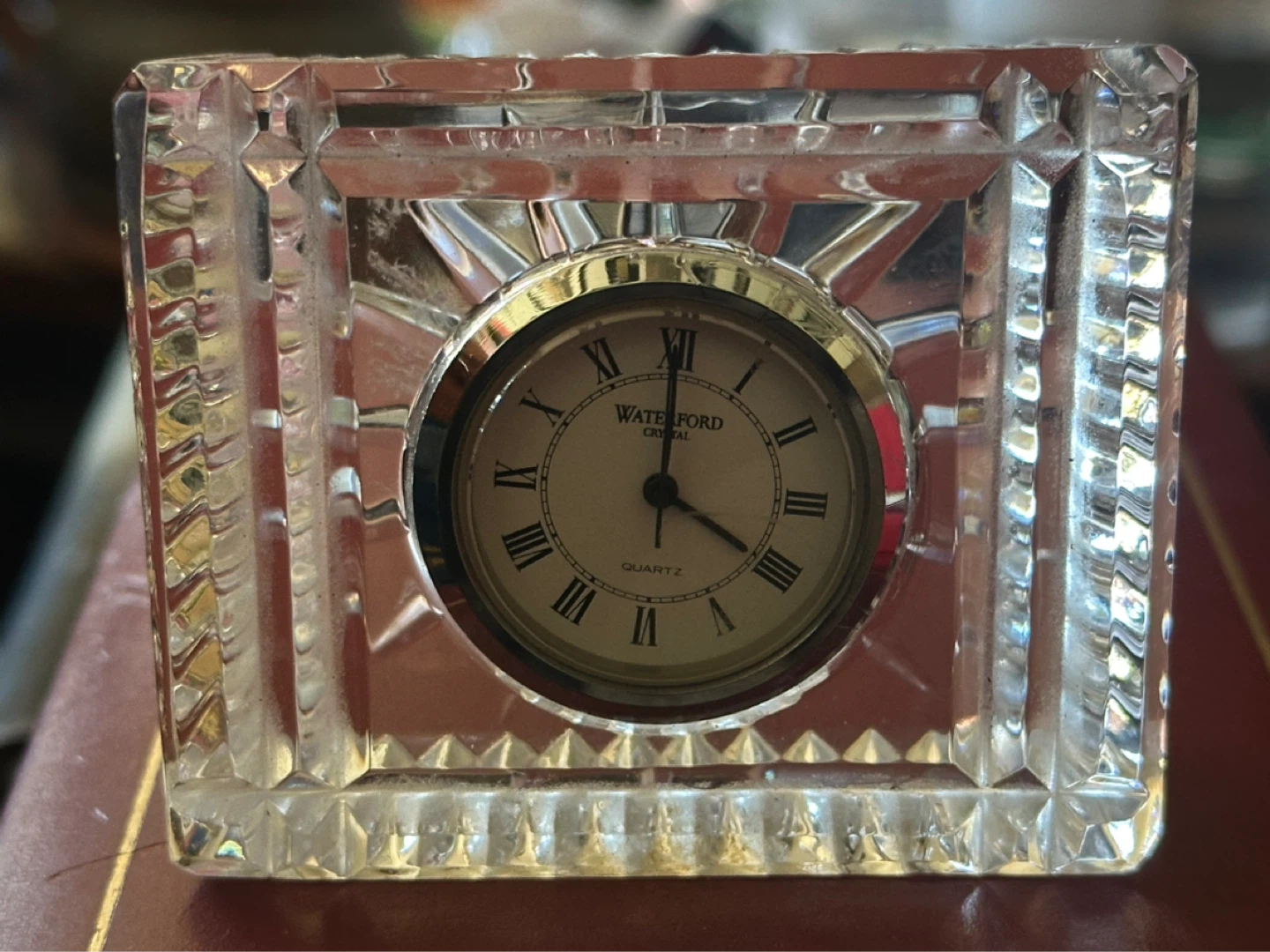 Waterford Central Crystal Clock