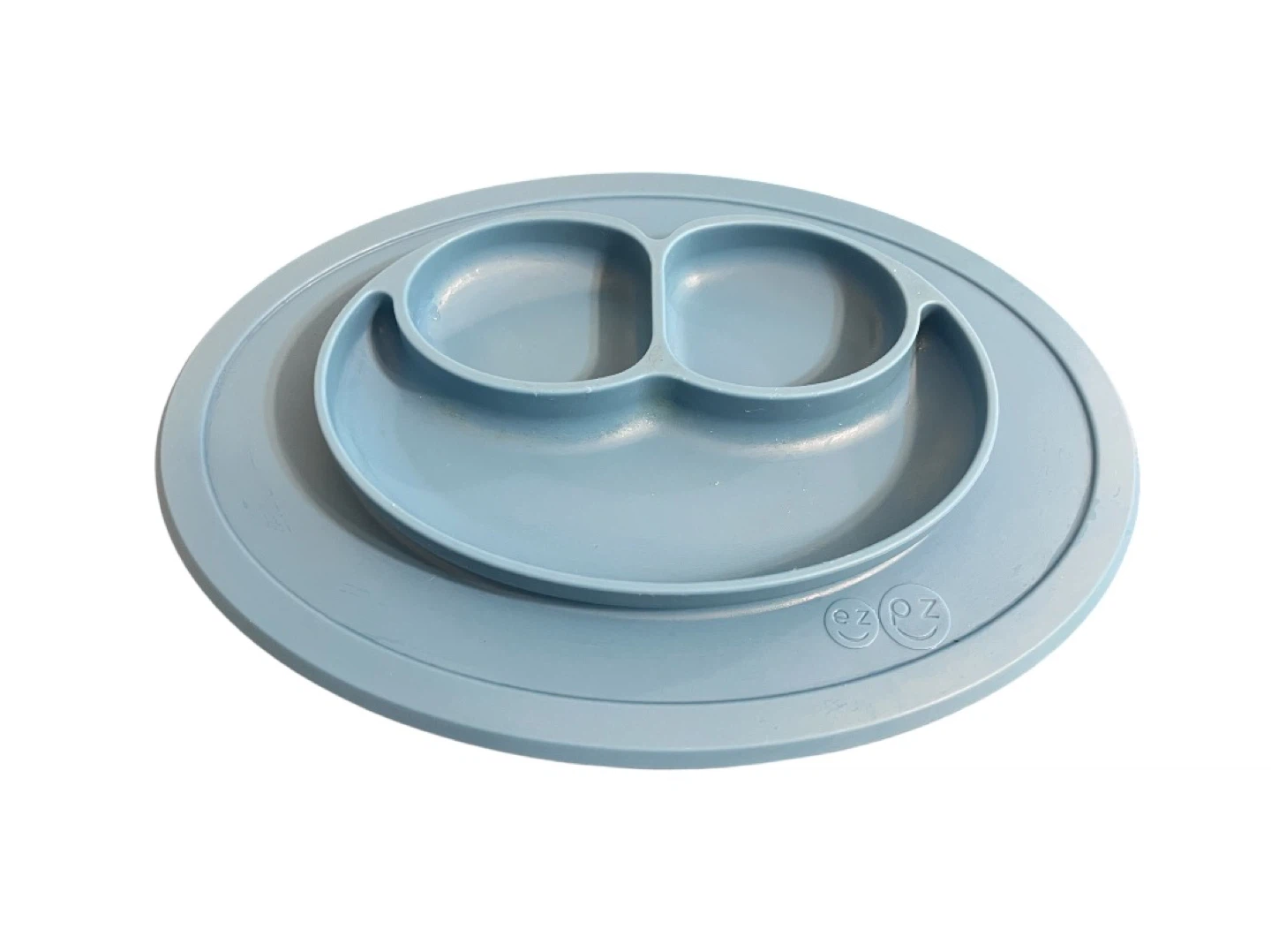 EZPZ Mini Mat Silicone Suction Plate – Blue | Like New