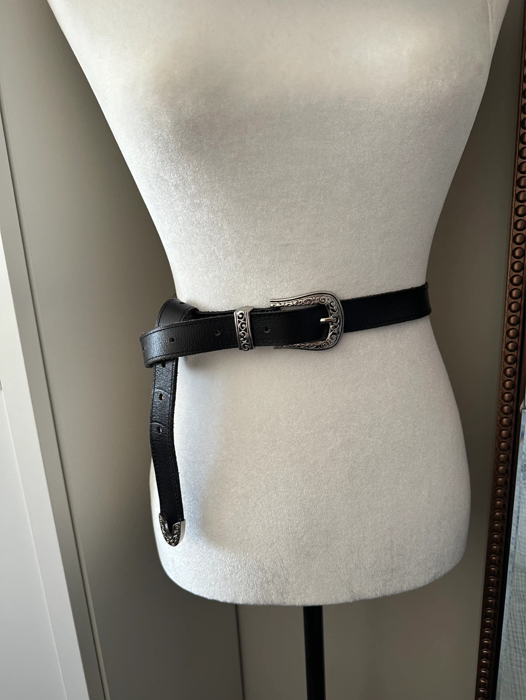 Urban Outfitters Black Leather Belt