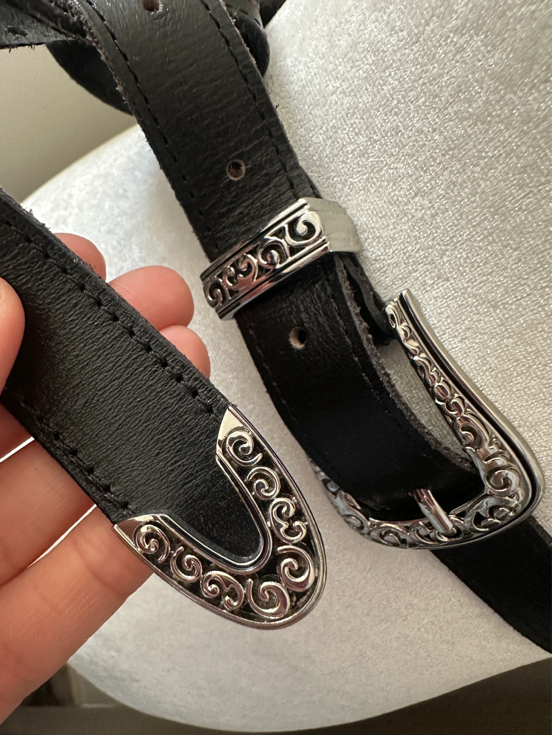 Urban Outfitters Black Leather Belt - photo 2