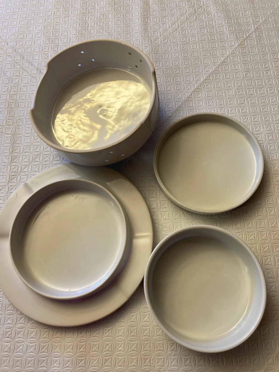 Ceramic Cheese keeper/melter with Camembert Extra Fin Round - photo 3
