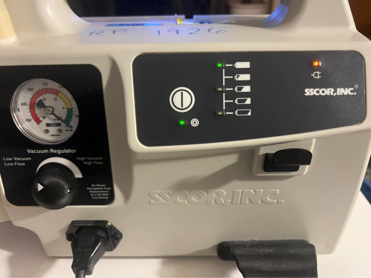SSCOR, INC. Portable Aspirator - photo 3