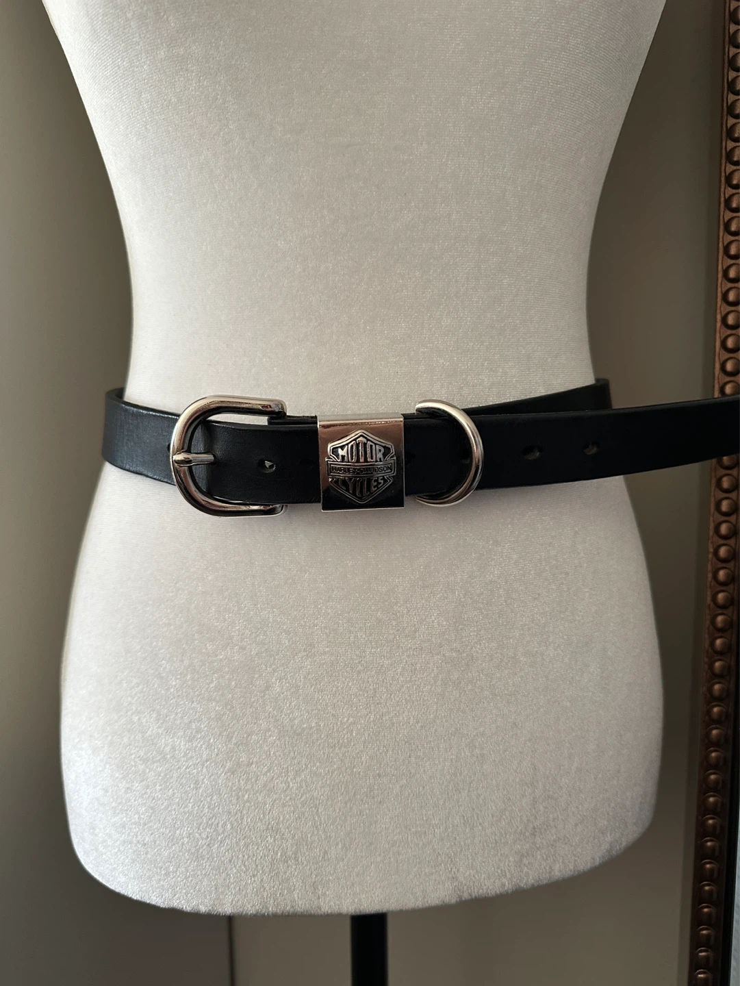 Harley-Davidson Black Leather Belt unisex