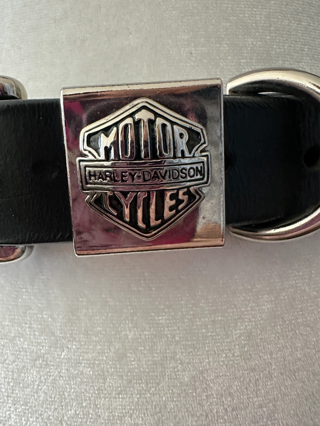 Harley-Davidson Black Leather Belt unisex - photo 2