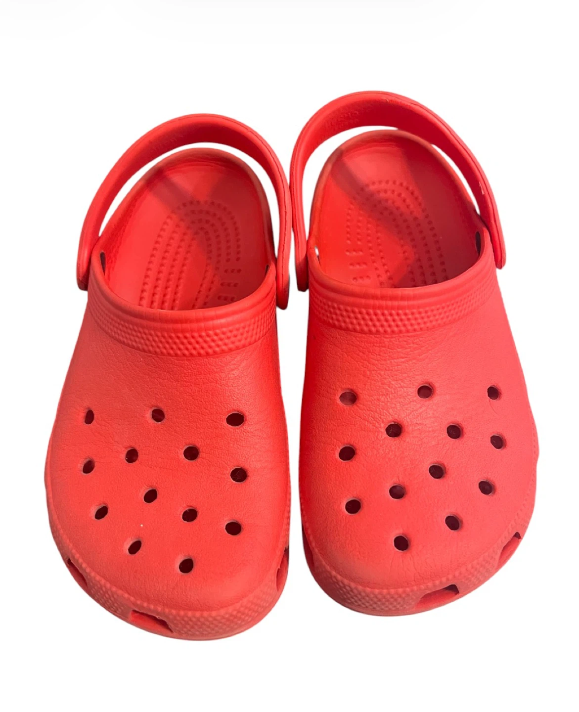 Crocs Classic Clogs – Red | Unisex Toddler Size 12/13 - photo 2