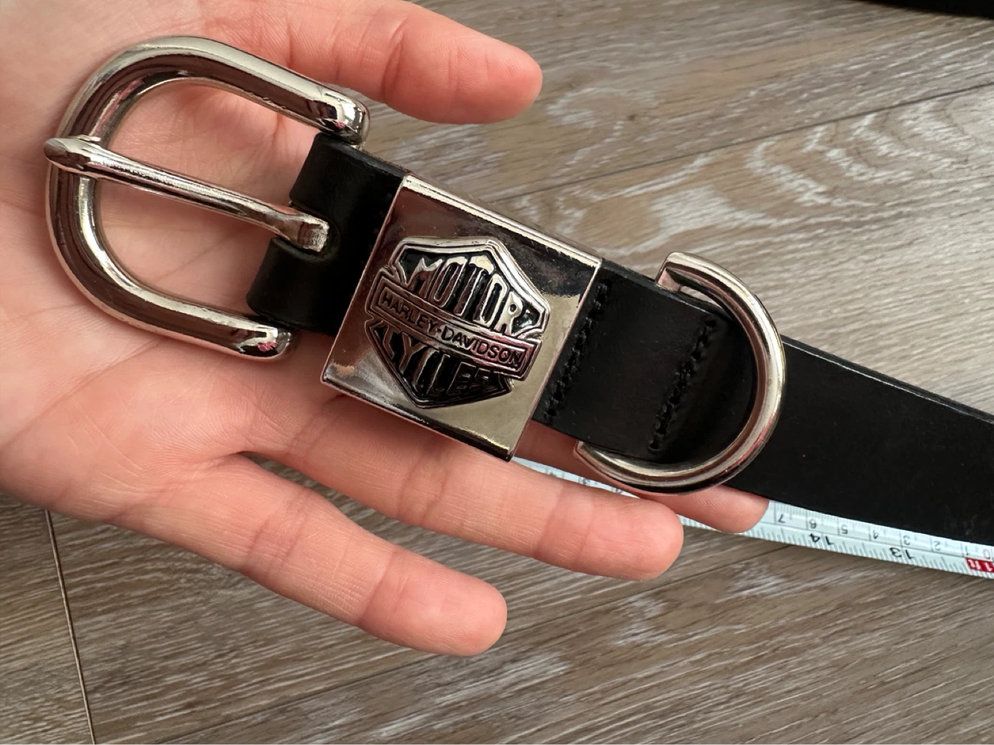 Harley-Davidson Black Leather Belt unisex - photo 5