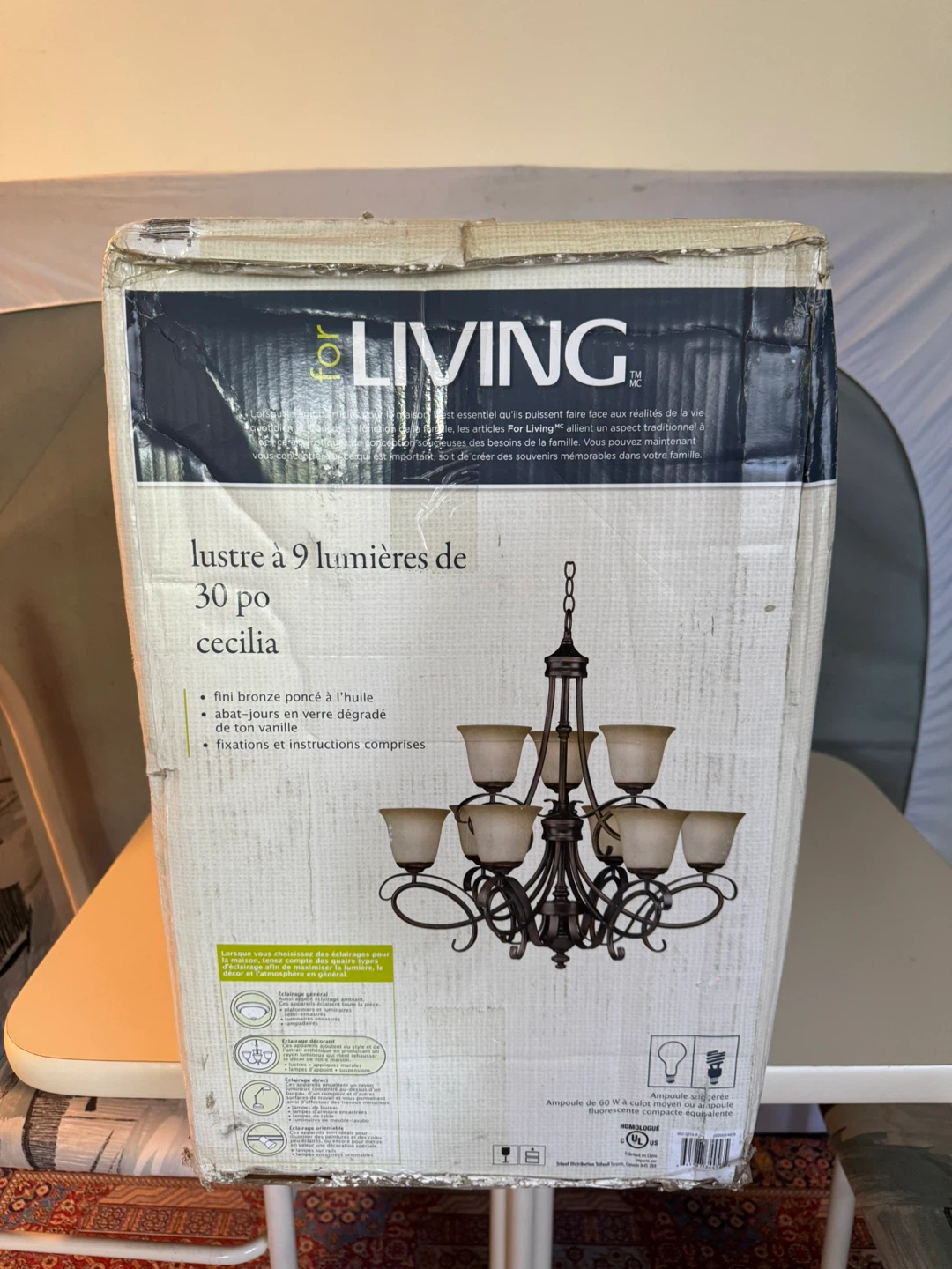 For Living Cecilia 30" 9-Light Chandelier - photo 3