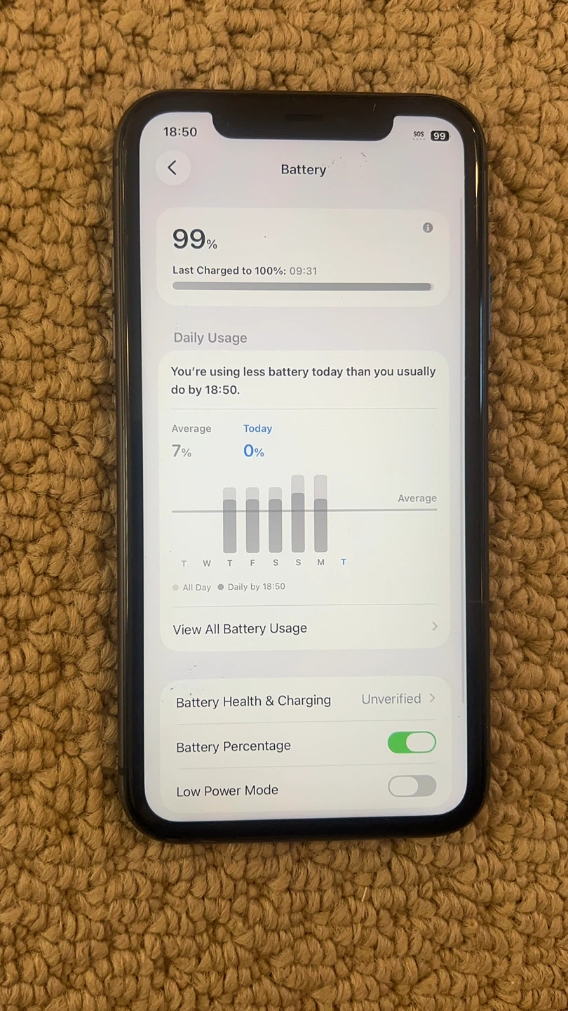 Apple iPhone 11 64GB 99% battery - photo 3