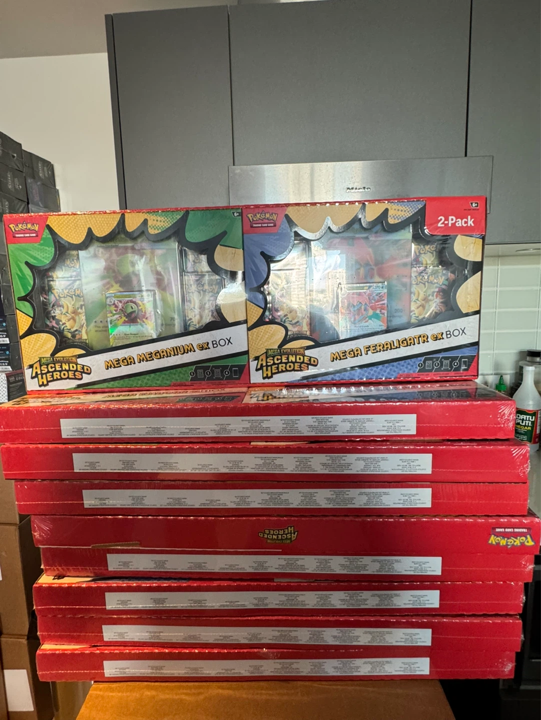 Ascended heroes mega ex boxes and 2 packs
