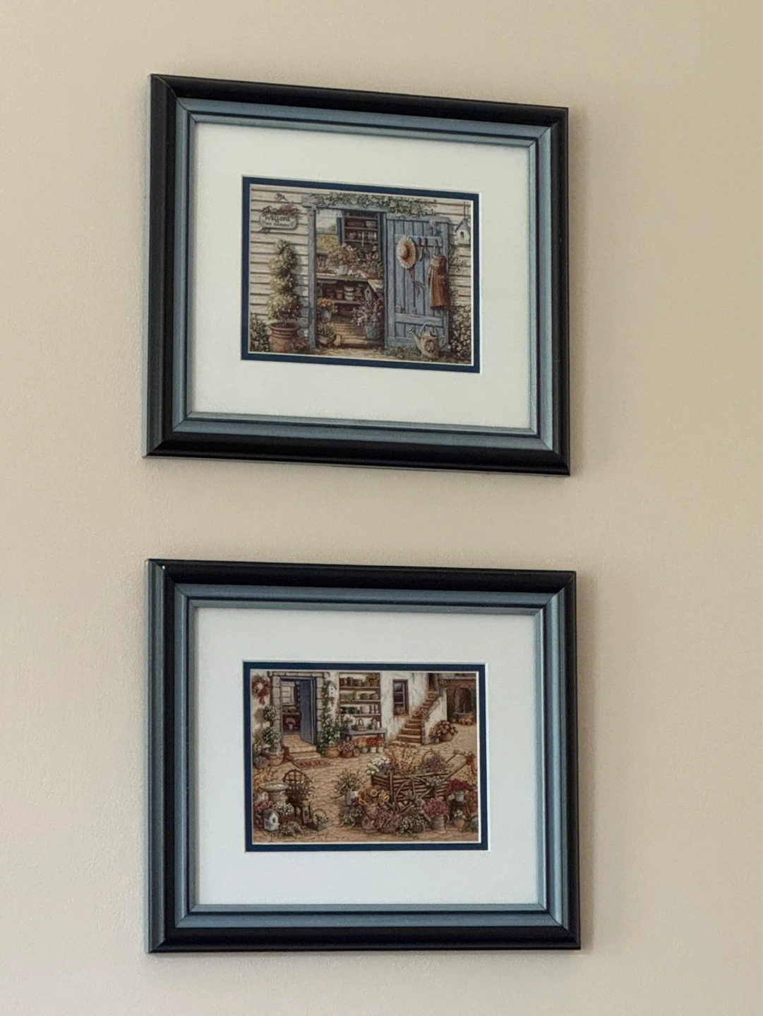 Framed Garden Art Prints (Set of 2)