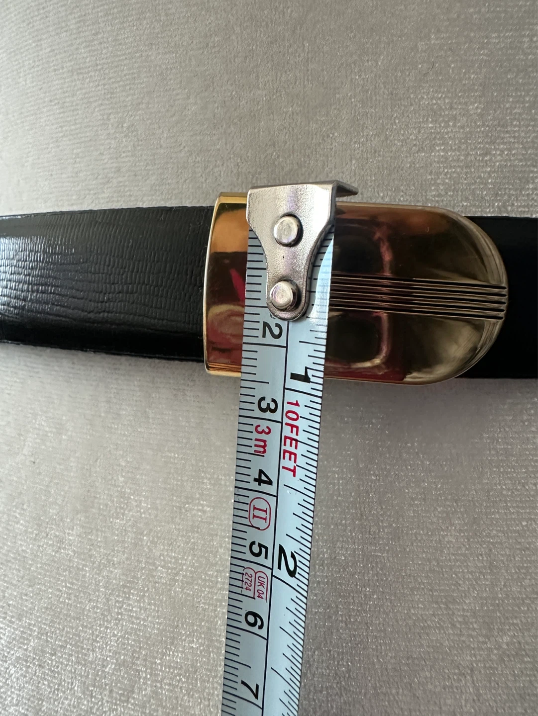VINTAGE Reversible Leather Belt - photo 3