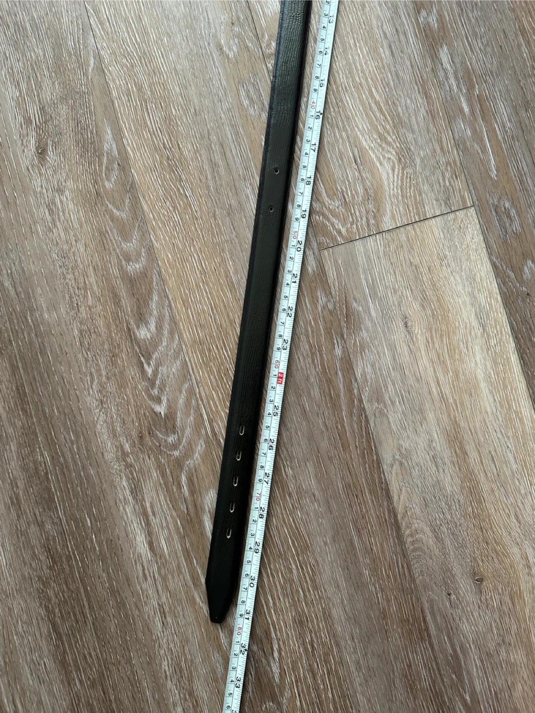 VINTAGE Reversible Leather Belt - photo 4