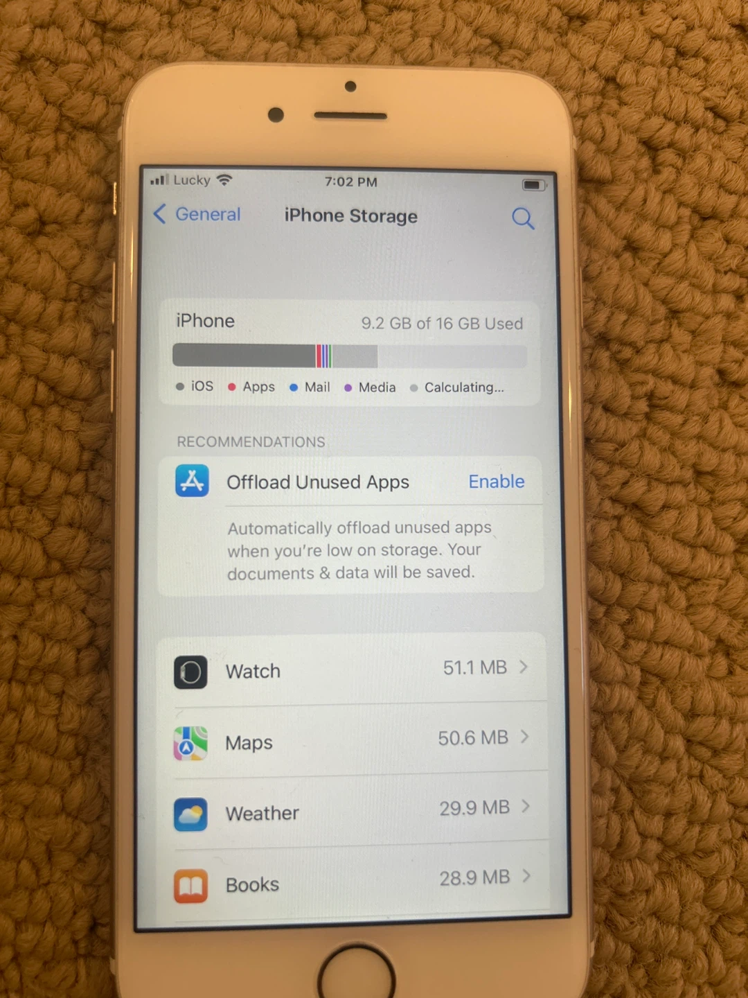 (Dumb Phone) Apple iPhone 6s Gold 16GB - photo 4