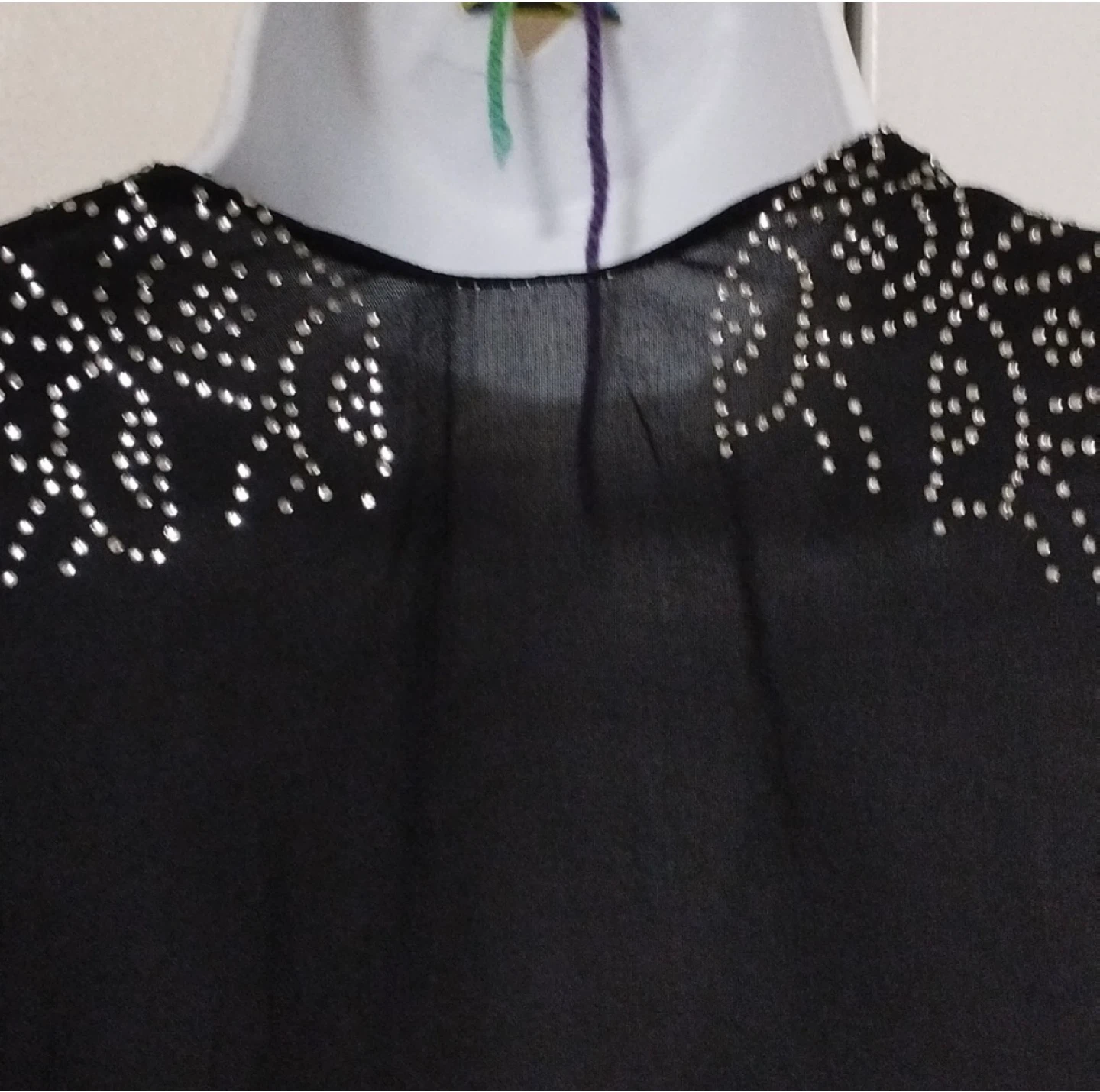 Jessica McClintock Black Embellished Sheer Kimono Cardigan - photo 4