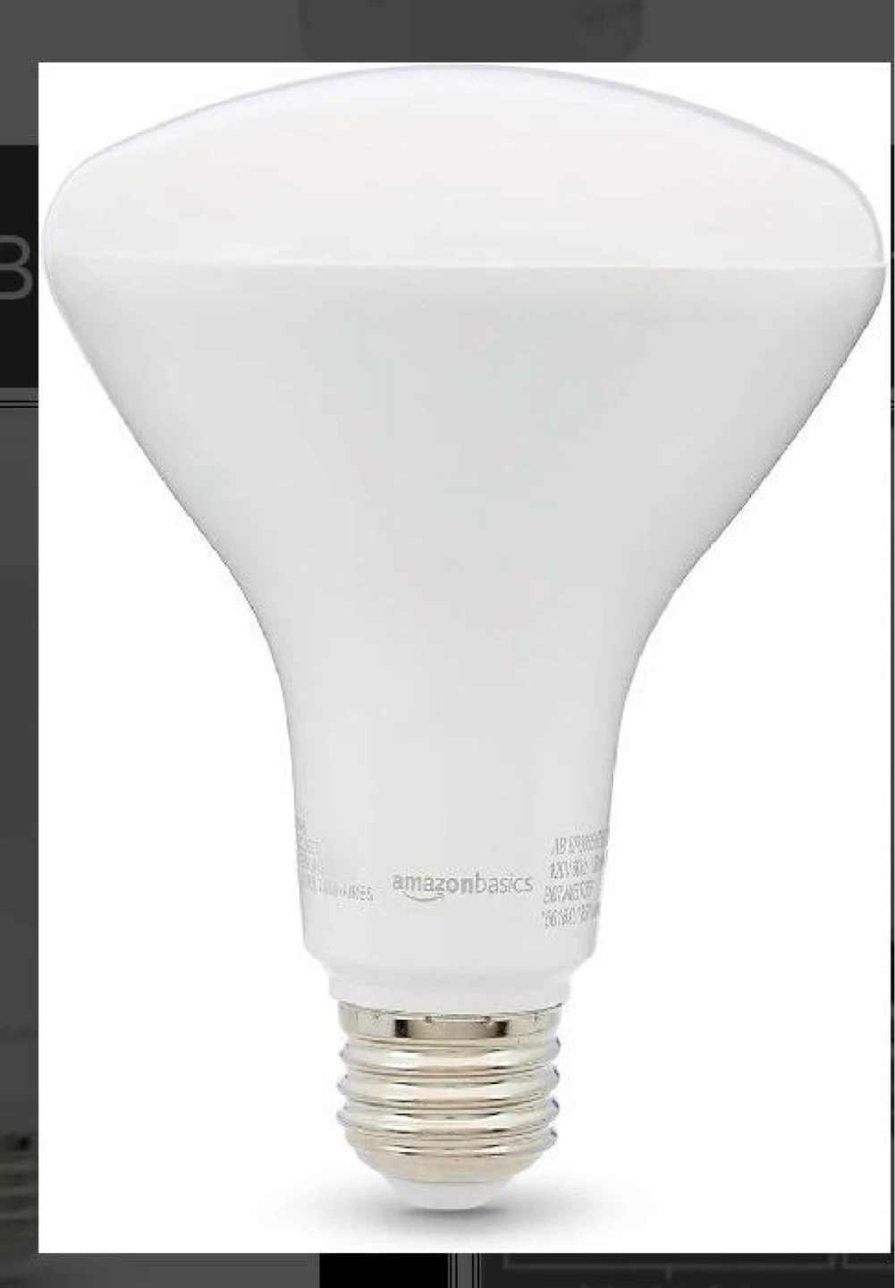 Amazon Basics BR30 LED Light Bulbs (6-Pack) - photo 2