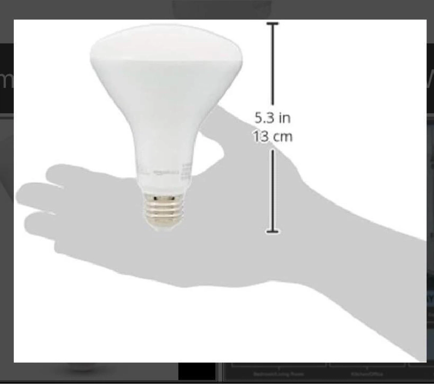 Amazon Basics BR30 LED Light Bulbs (6-Pack) - photo 3