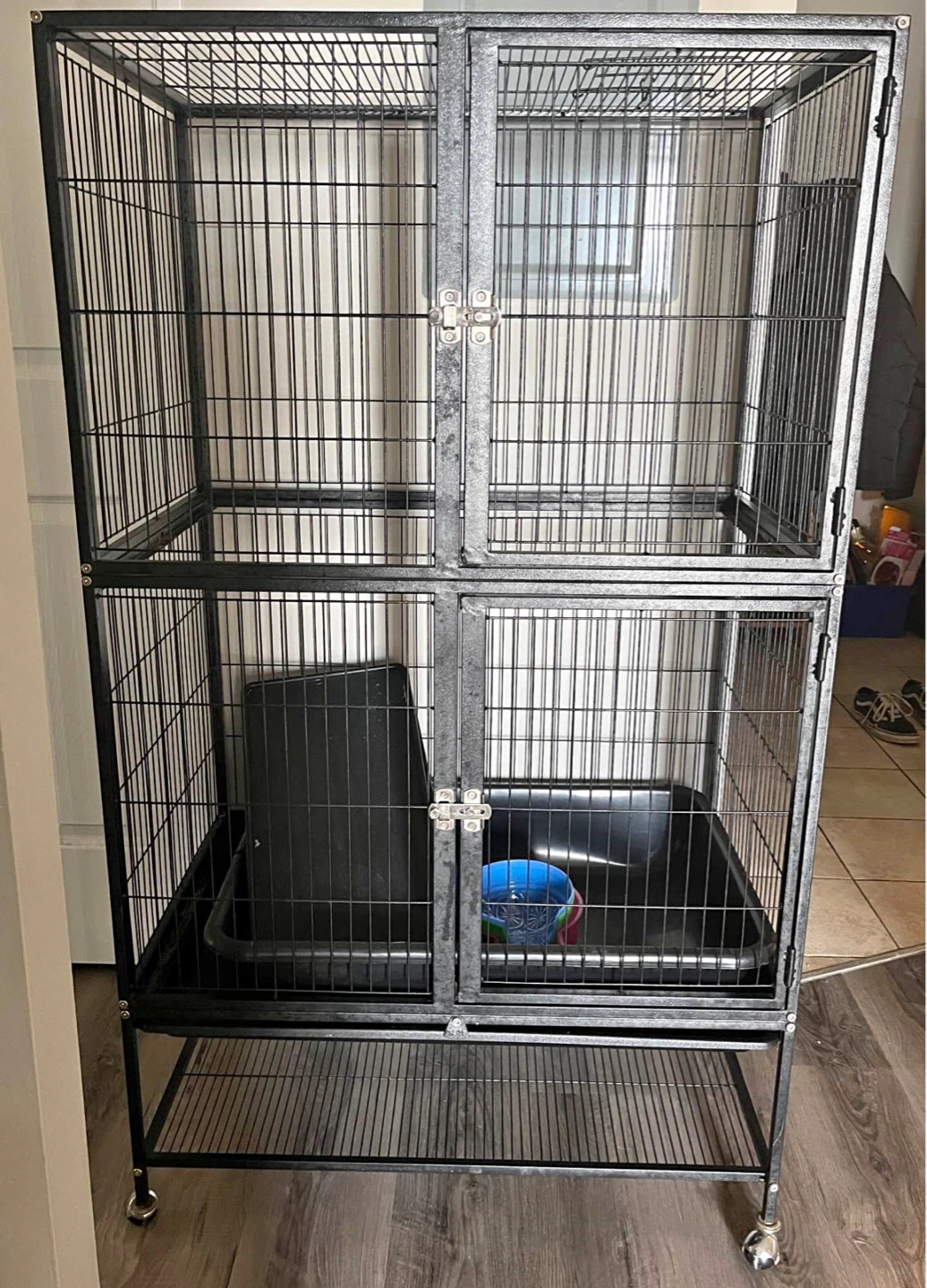 2-Tier Pet Cage with Accessories - photo 3