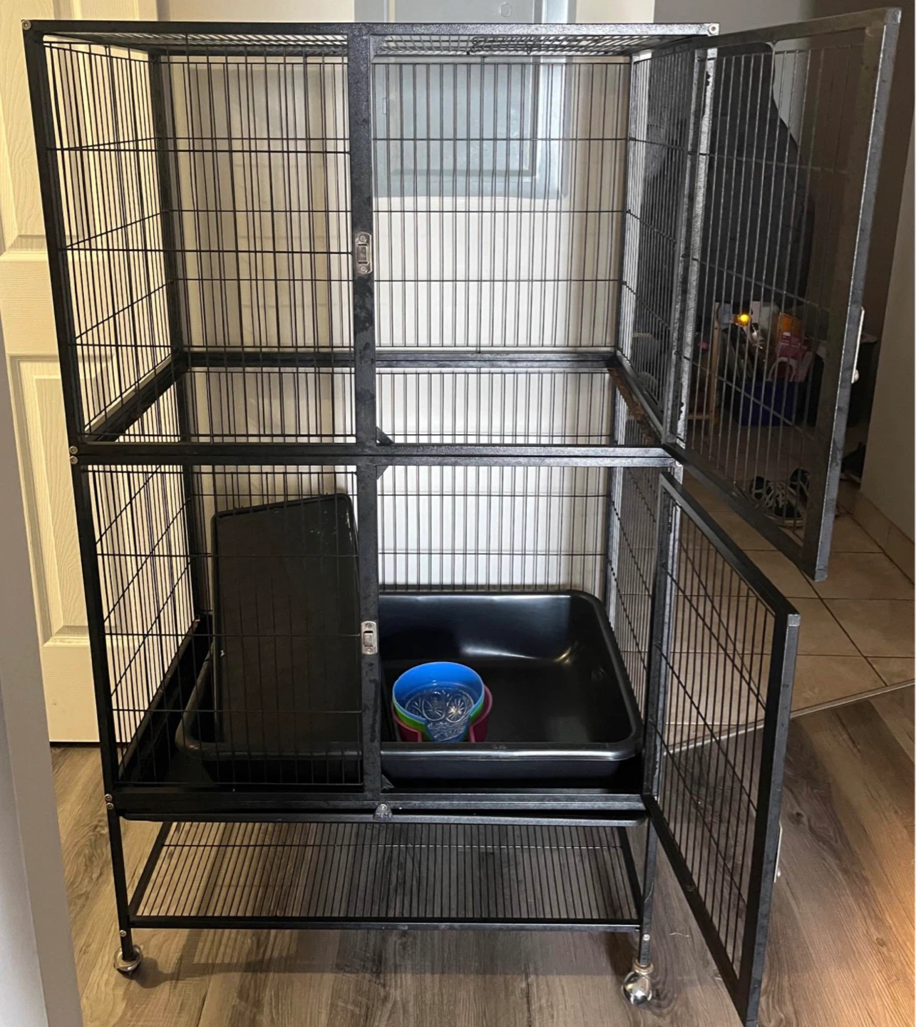 2-Tier Pet Cage with Accessories