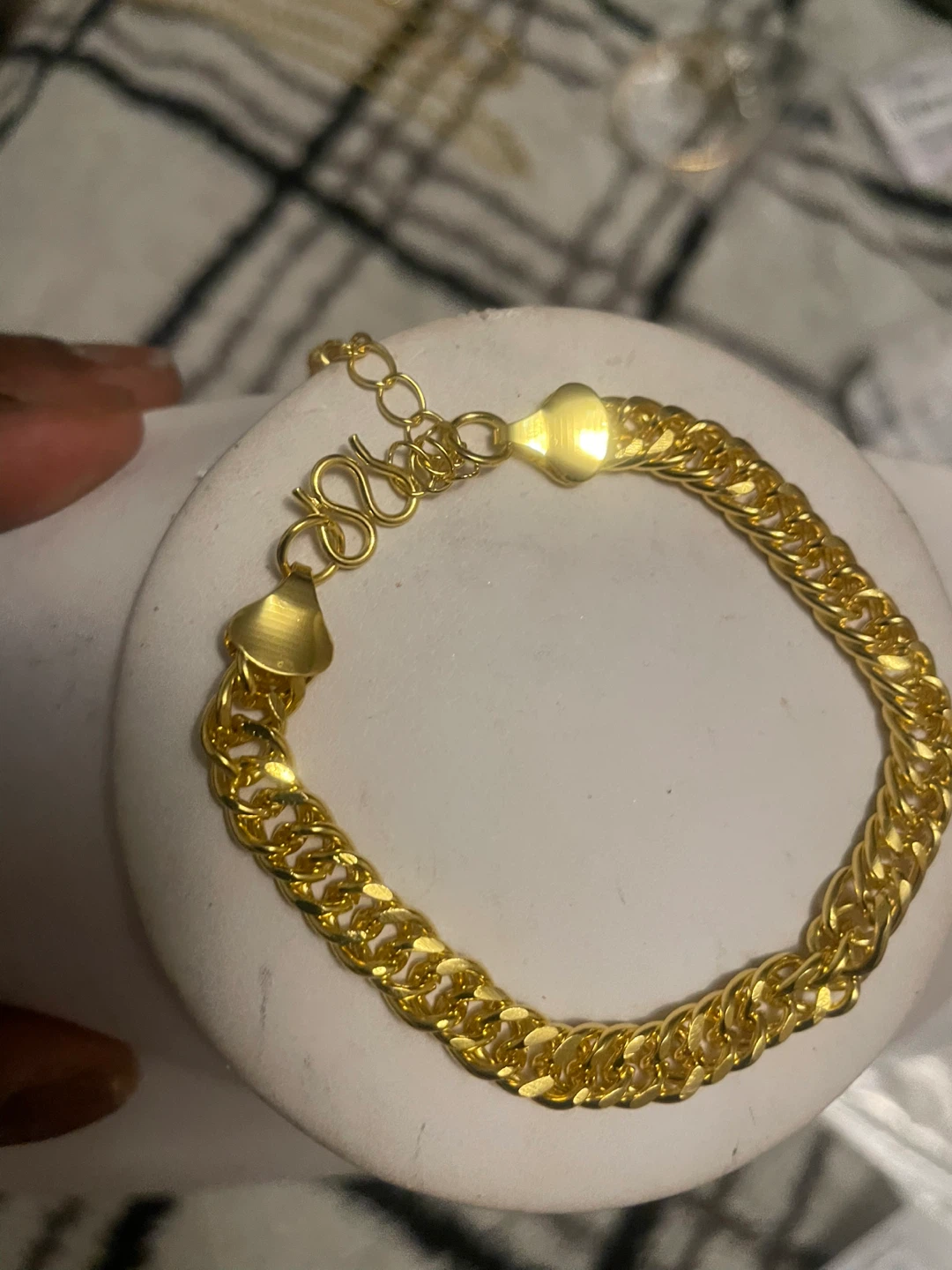 Gold Tone Chain Bracelet