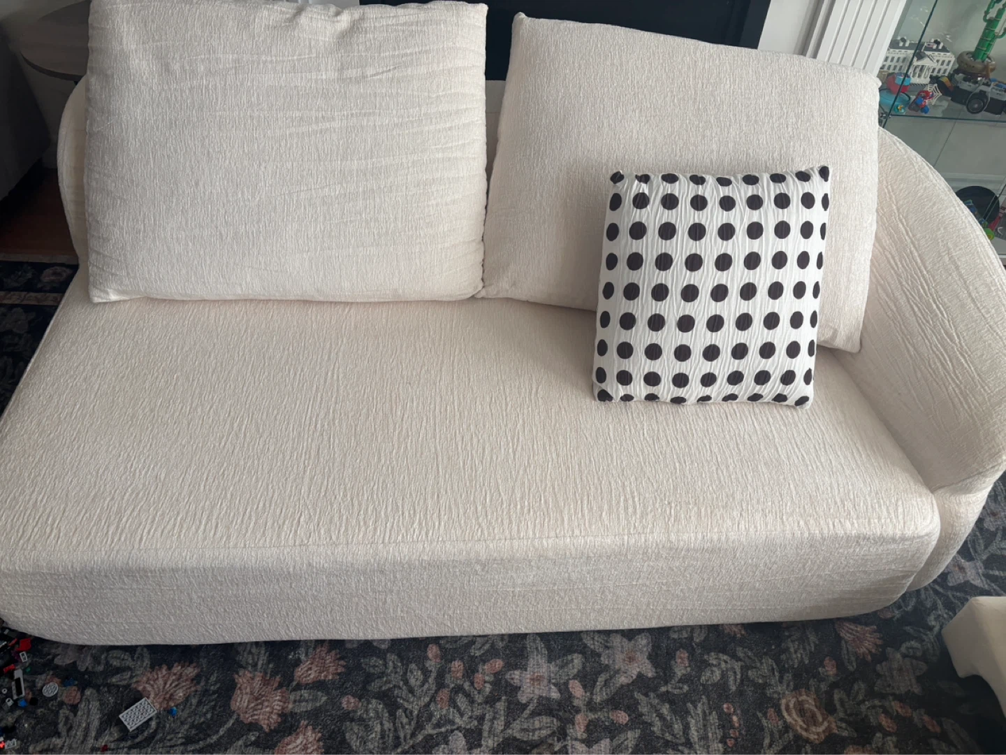 Modular Cream Sofa Couch - photo 3