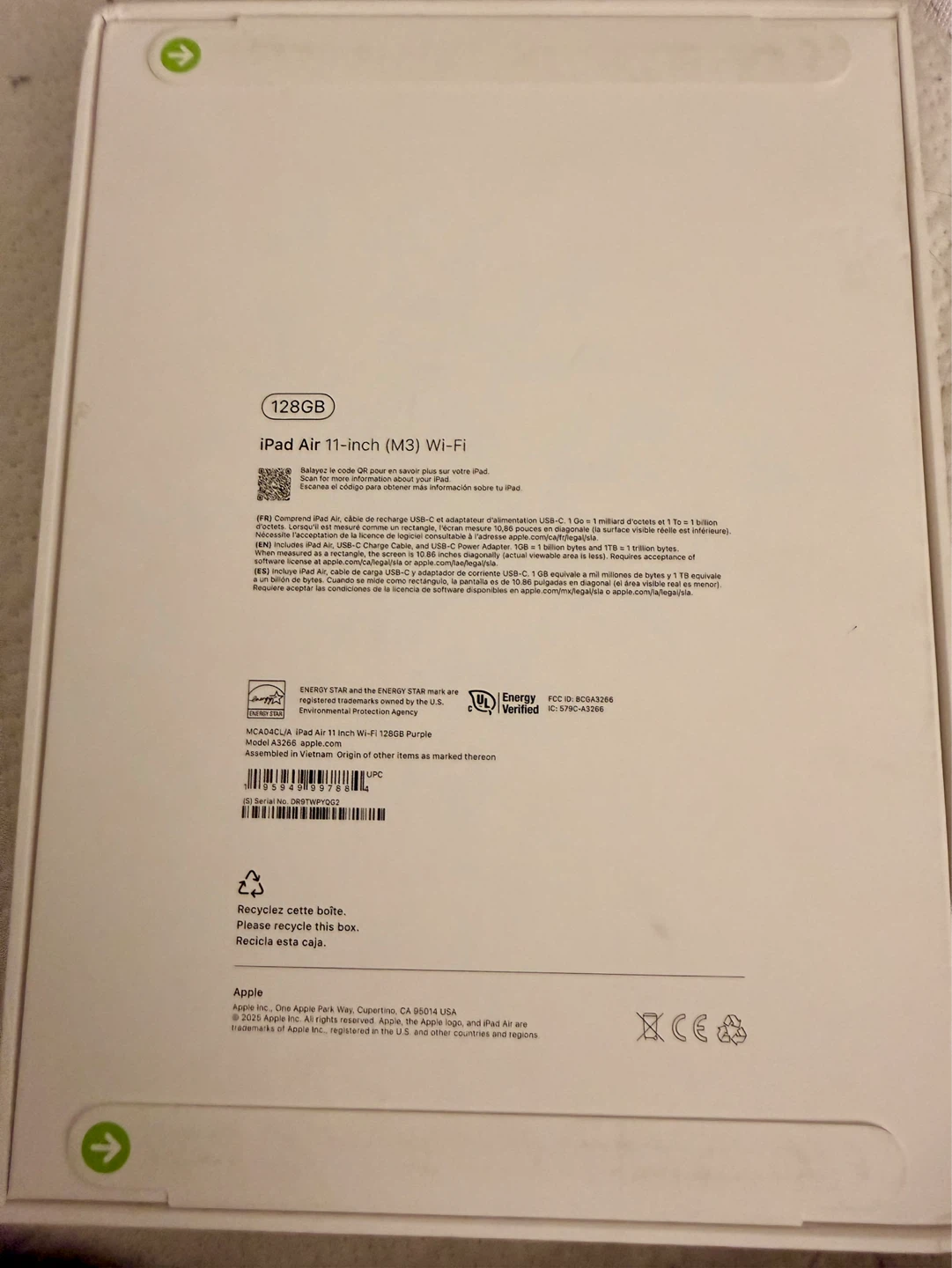 Apple iPad Air 11-inch (M3) Wi-Fi 128GB - photo 2