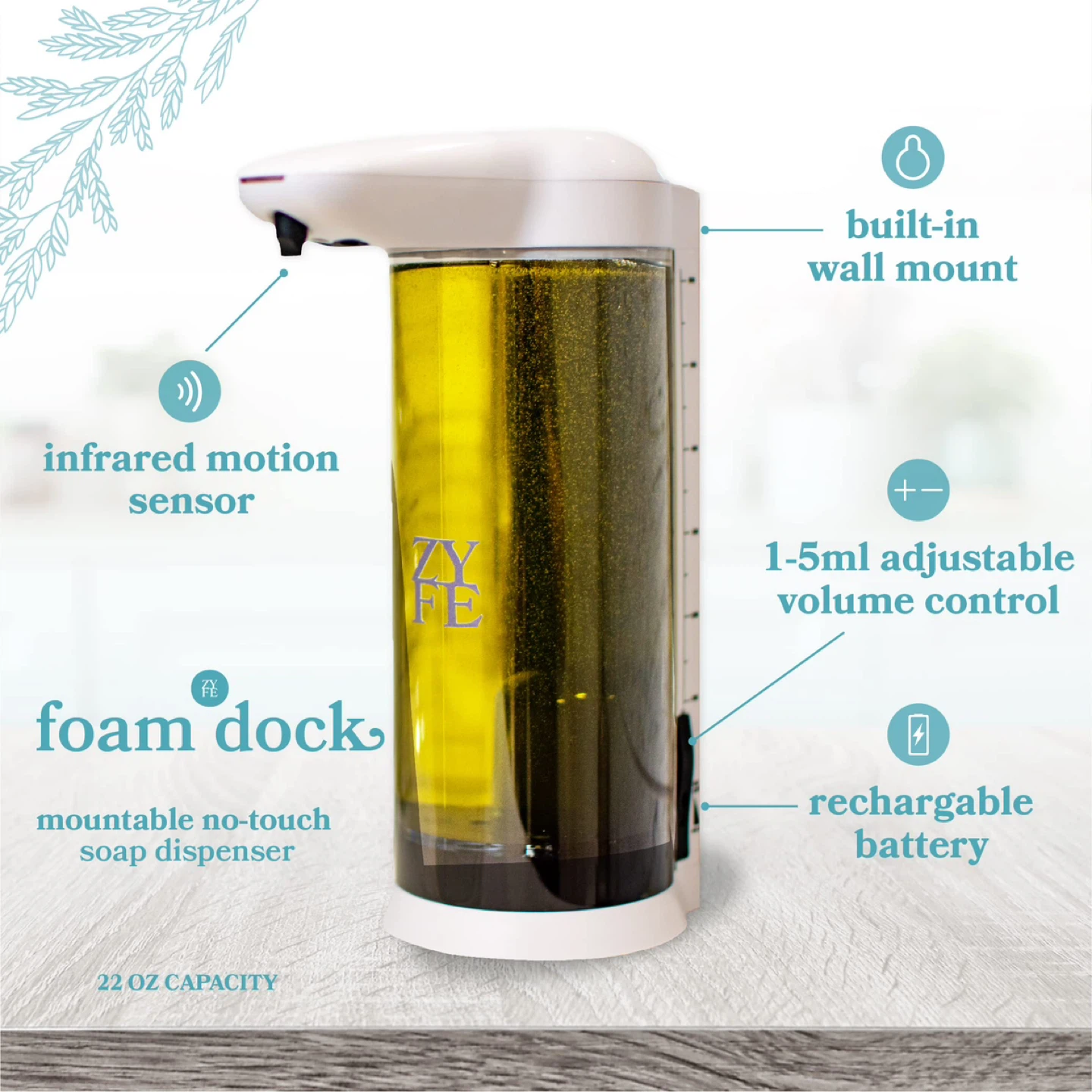 Dock Mountable No-Touch Soap Dispenser 650 ml - photo 2