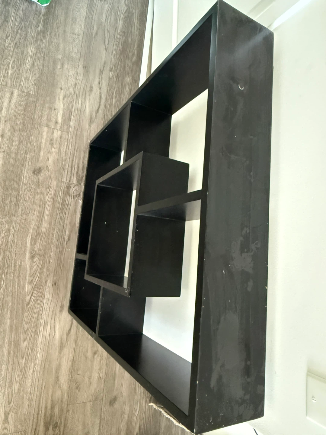 Black Geometric Display Shelf - photo 3