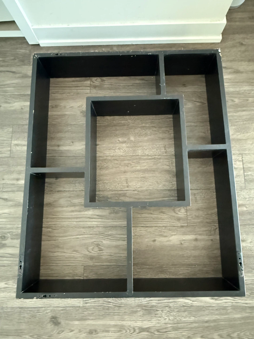 Black Geometric Display Shelf - photo 2