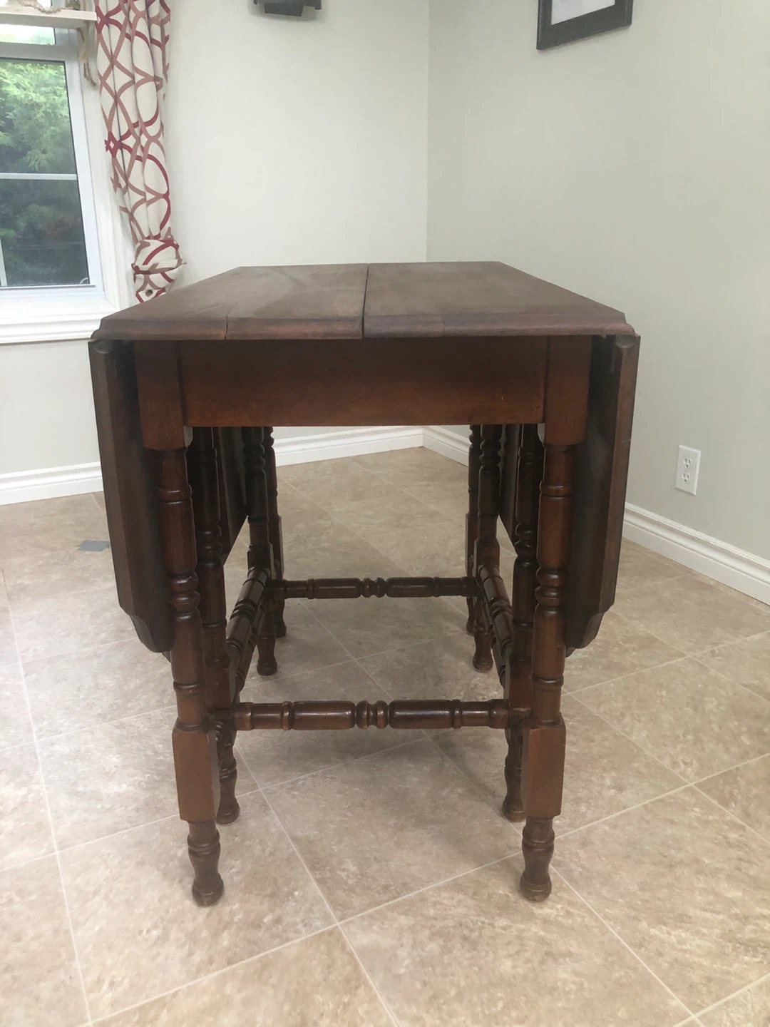 Antique Gate Leg Table and 2 chairs