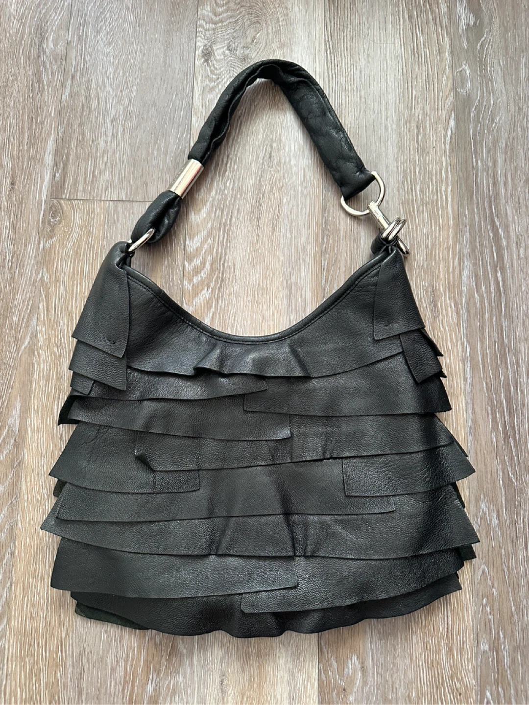 CAPPIO Black Leather Italian bag - photo 3