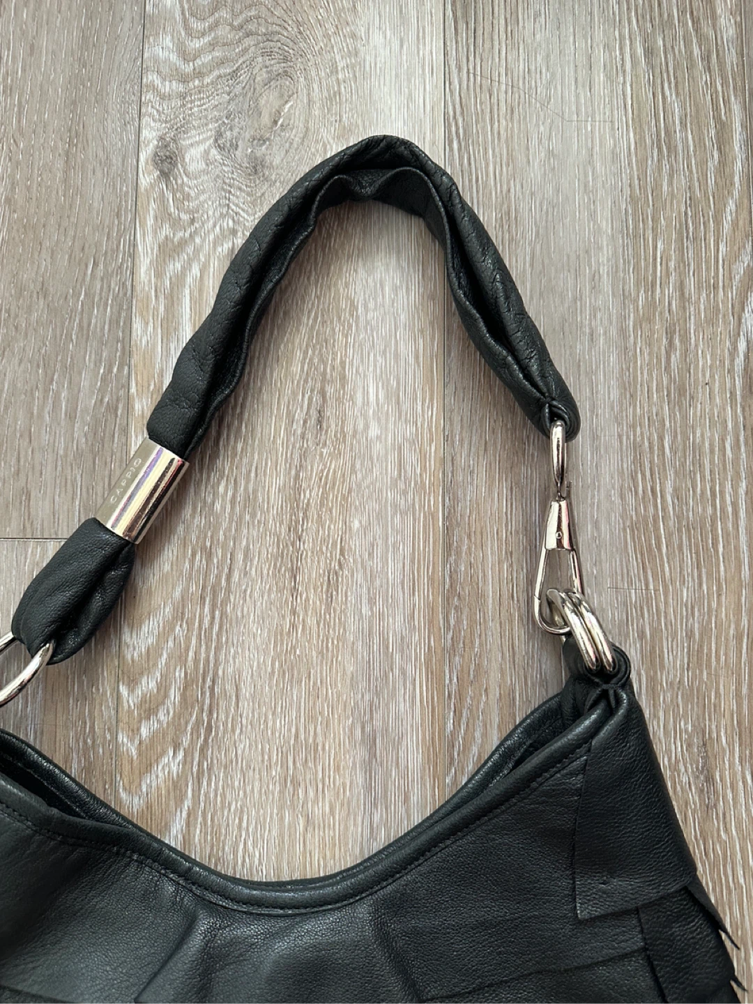 CAPPIO Black Leather Italian bag - photo 4