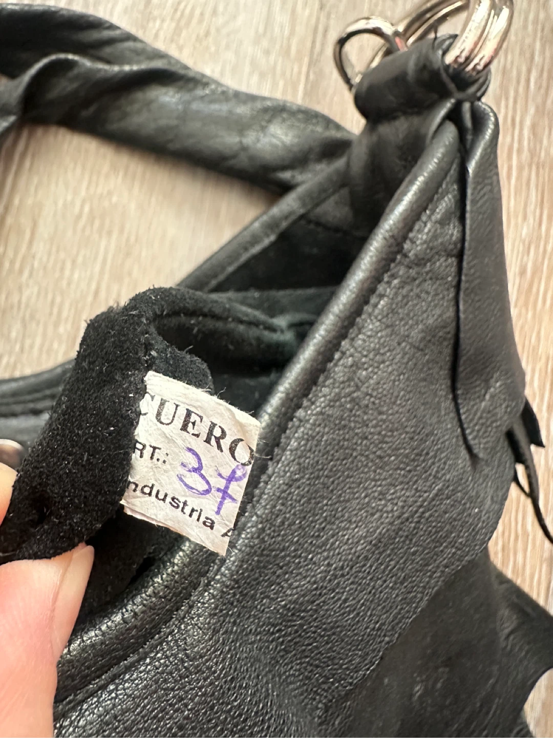 CAPPIO Black Leather Italian bag - photo 5