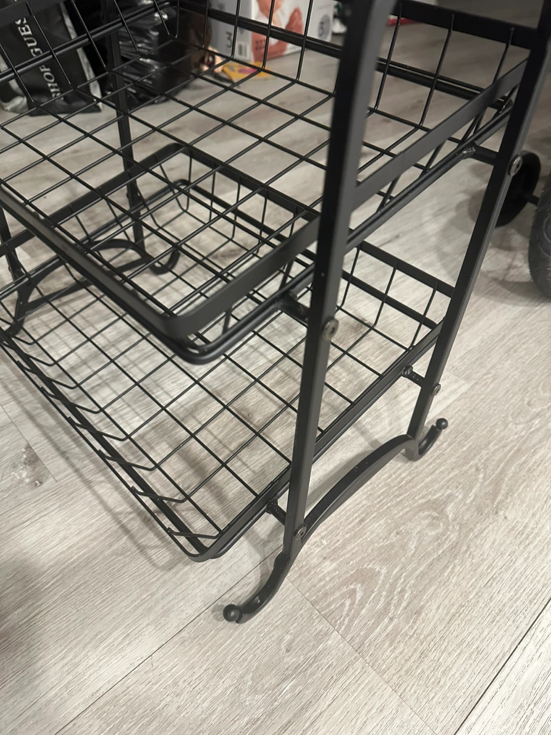 2-Tier Wire Basket Shelf - photo 2