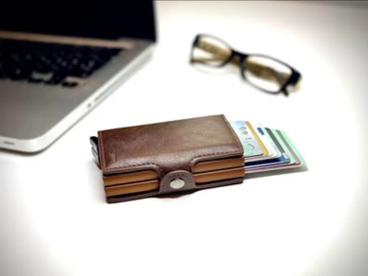 RFID Aluminum Pop-Up Wallet – Like New - photo 3