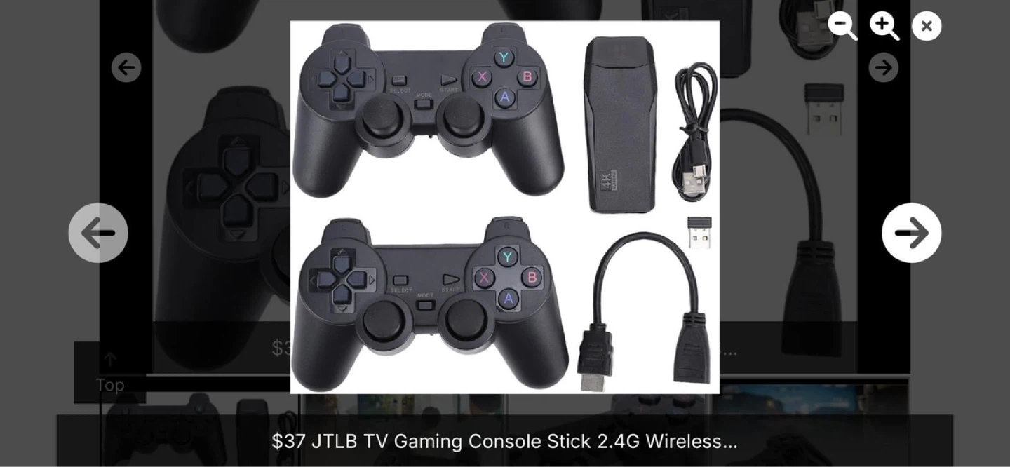 JTLB Wireless TV Gaming Console Controllers (2 Pack)