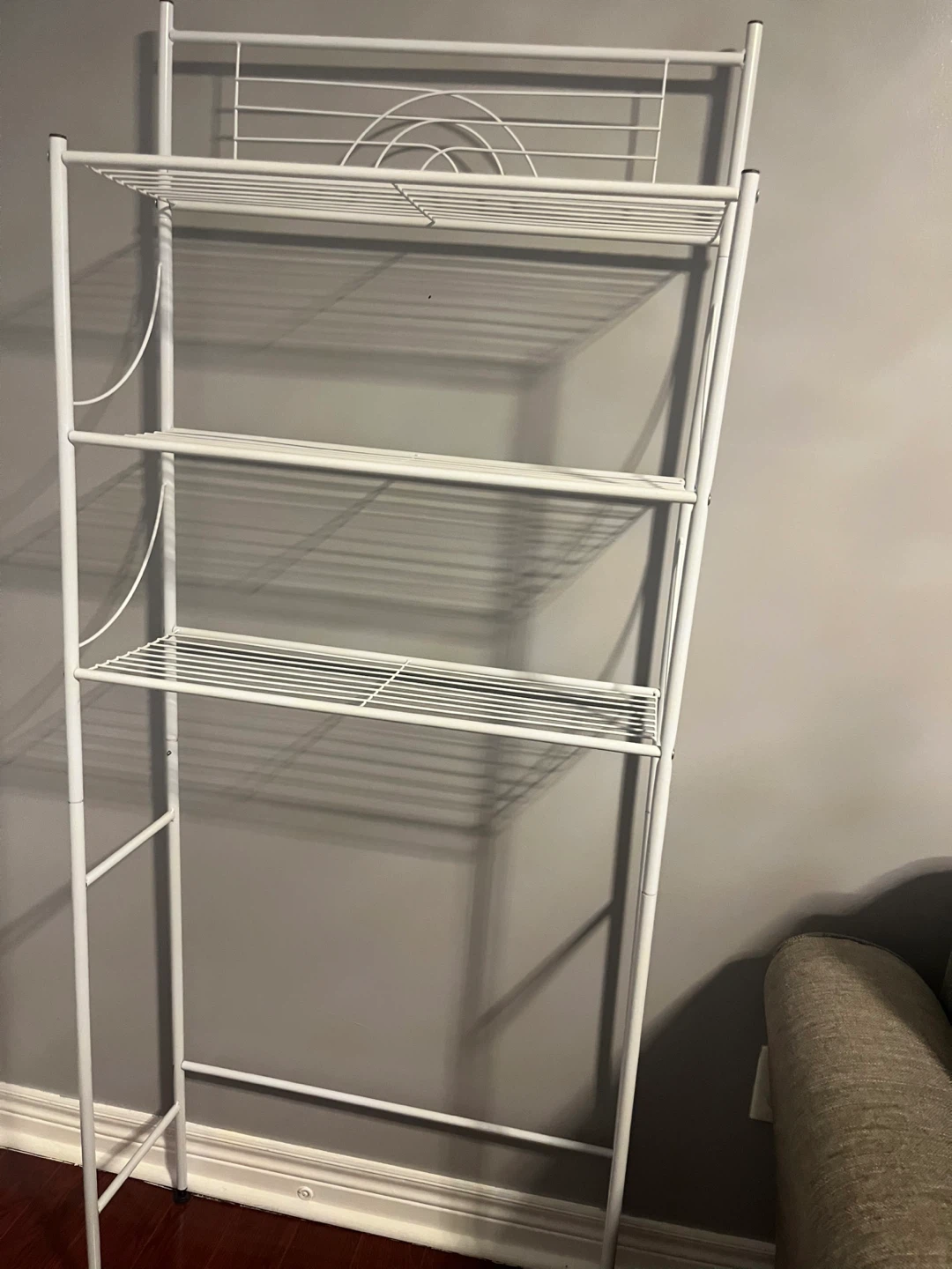 White 3-Tier Over-the-Toilet Storage Shelf - photo 3