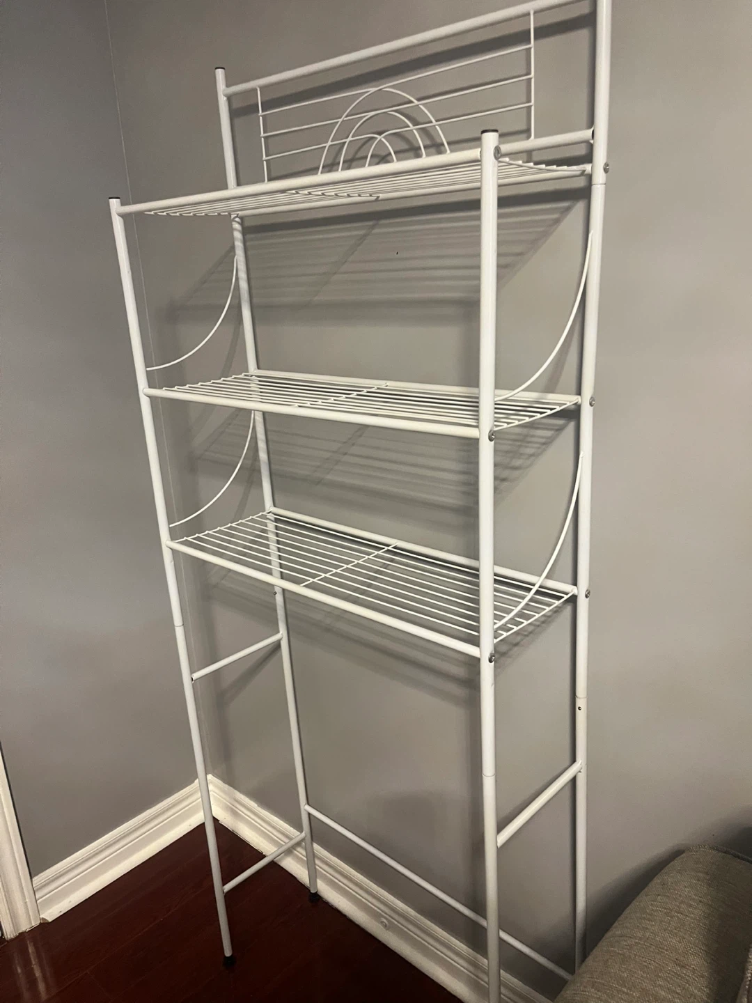 White 3-Tier Over-the-Toilet Storage Shelf