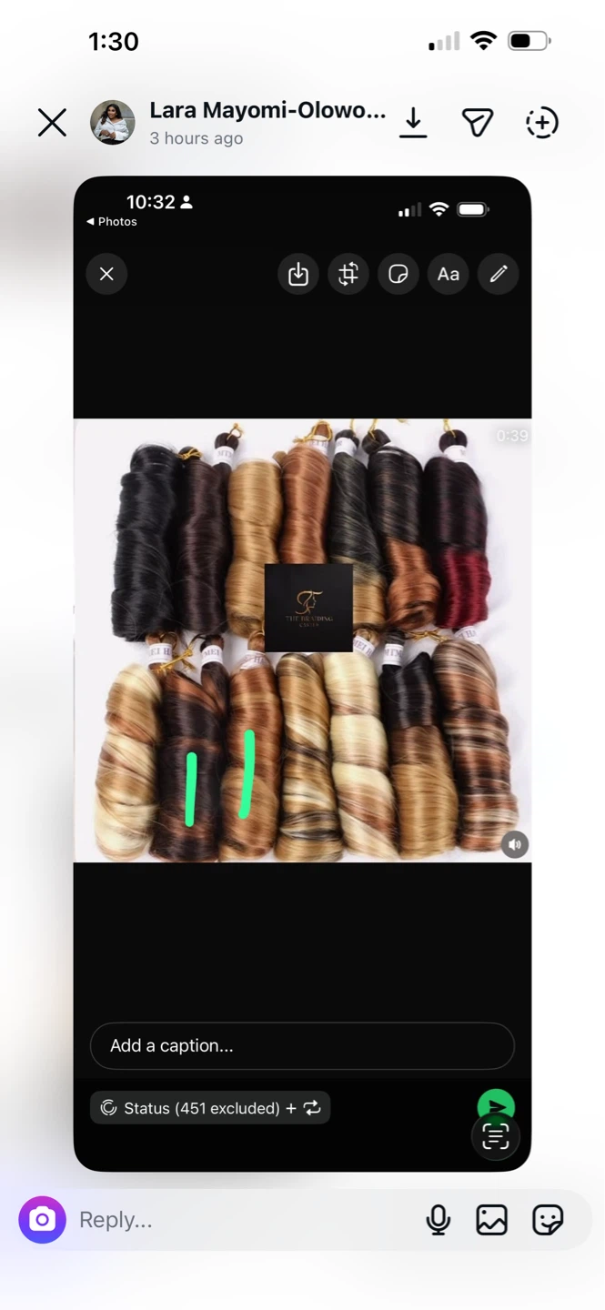 Braiding Hair Extensions - Various Colours