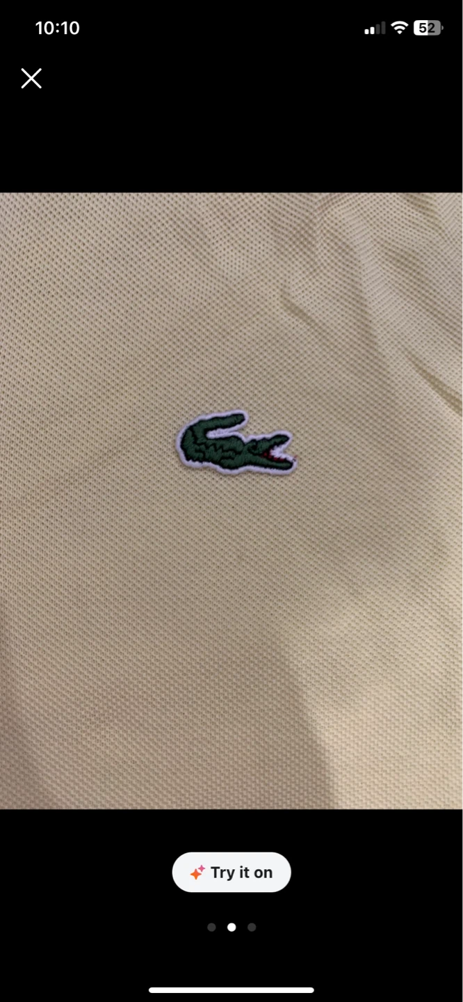 Yellow Lacoste Polo Shirt - photo 2