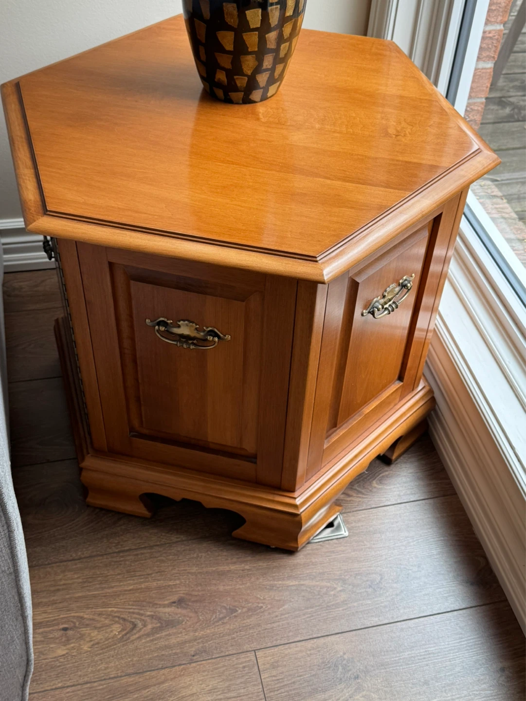 Roxton Maple Hexagonal End Table