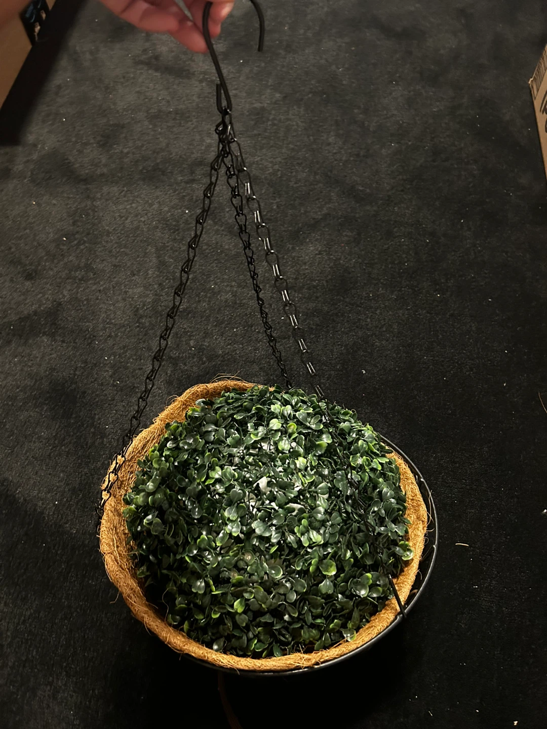 DIY Hanging Basket Kit with Faux Plant - photo 3